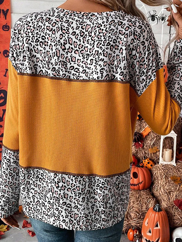 Leopard Combo Top