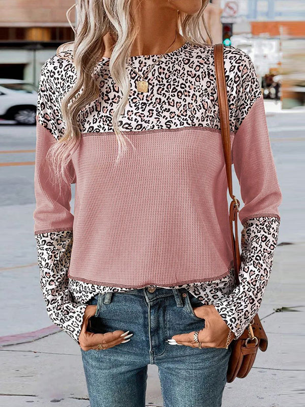 Leopard Combo Top