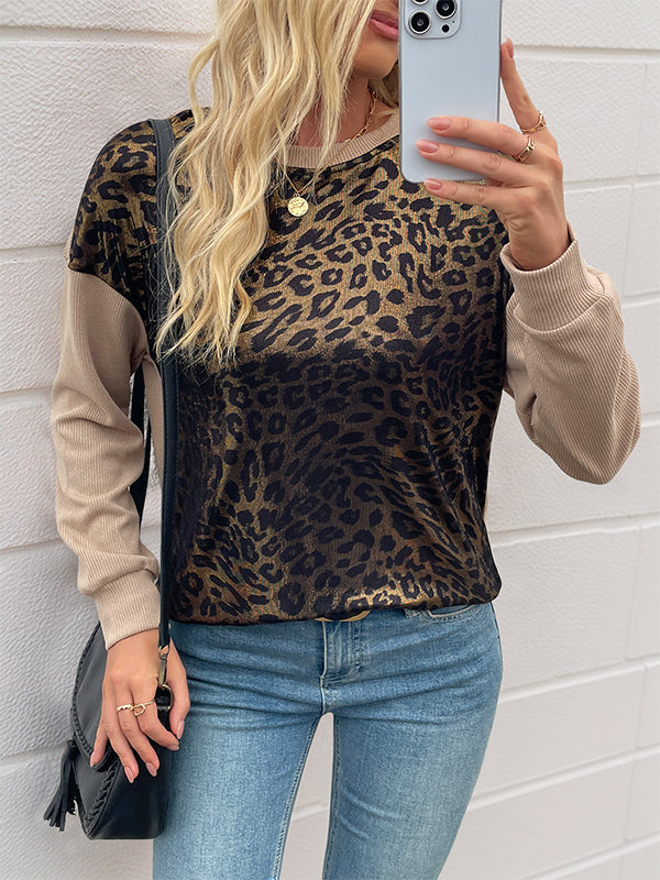 Leopard Combo Top