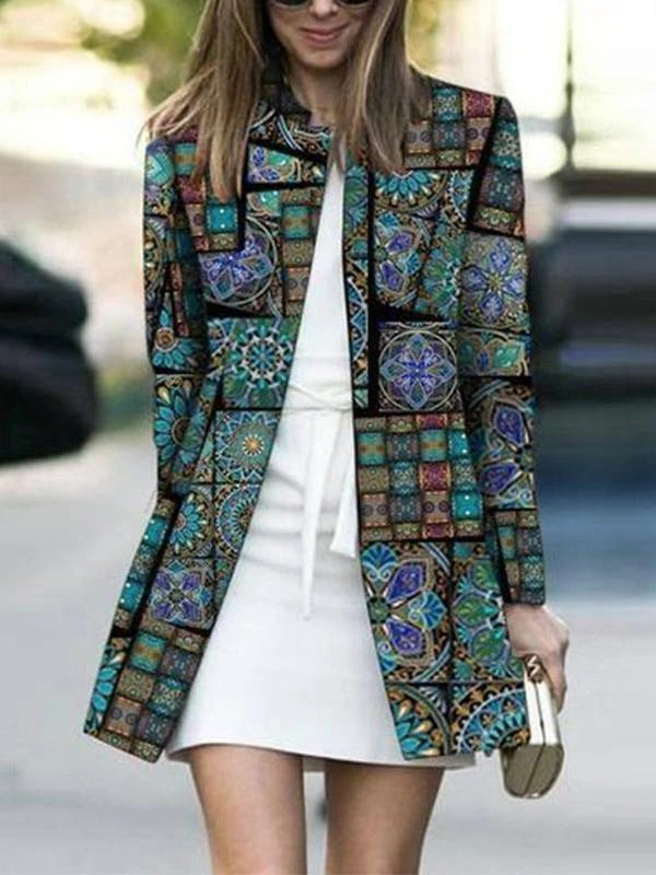 Printed Long Jacket
