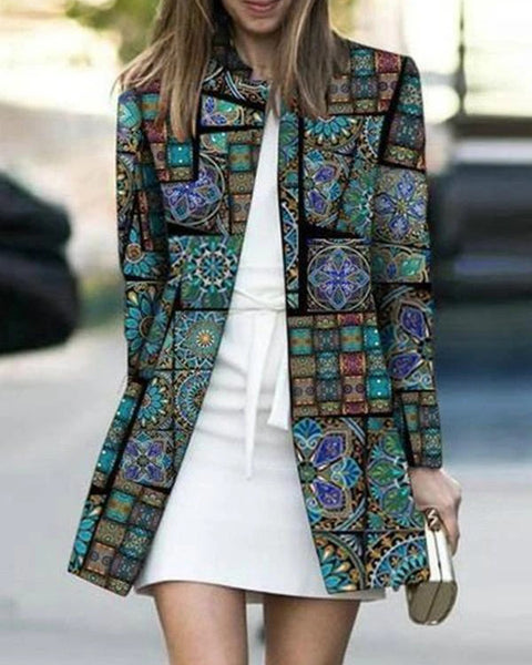 Printed Long Jacket