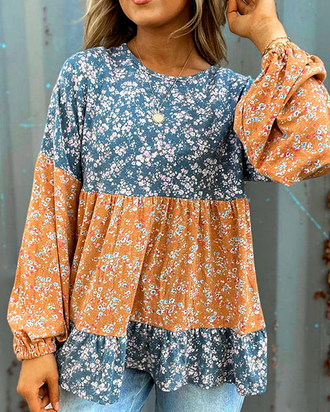 Floral Combo Shirt