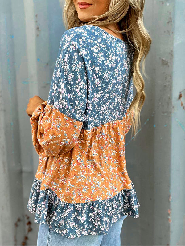Floral Combo Shirt