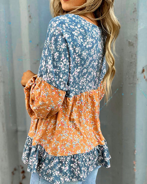 Floral Combo Shirt