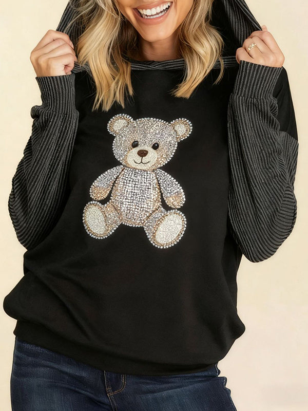 Studded Combo Hoodie