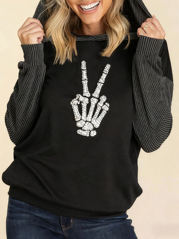 Studded Combo Hoodie