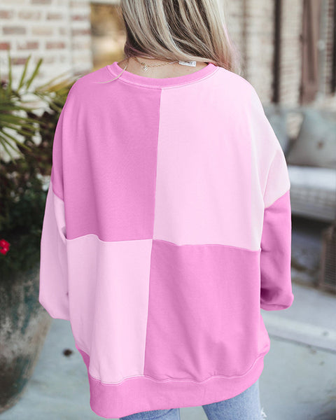 Colorblock Combo Sweatshirt