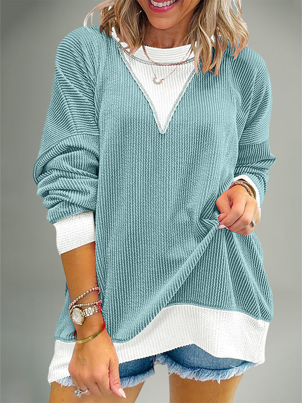 Two-Tone Combo Sweatshirt