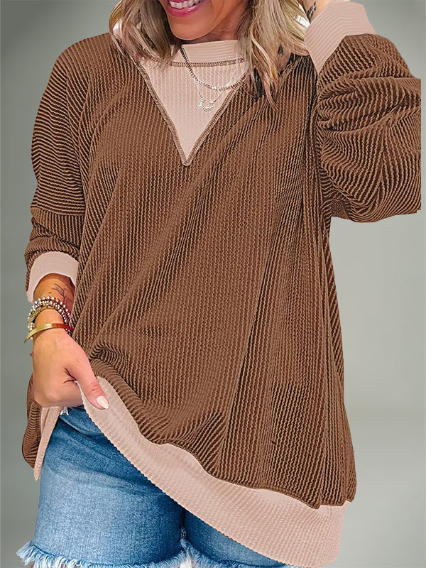 Two-Tone Combo Sweatshirt