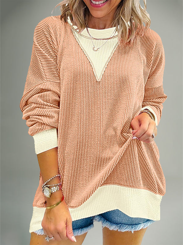 Two-Tone Combo Sweatshirt