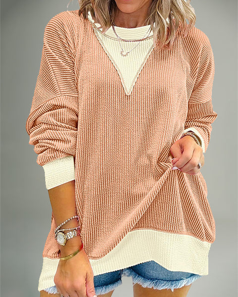 Two-Tone Combo Sweatshirt