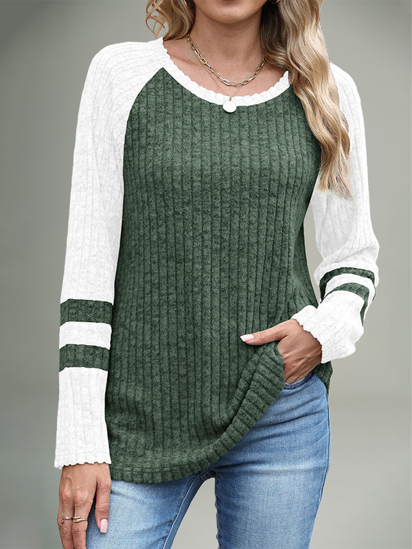 Two-Tone Combo Sweater