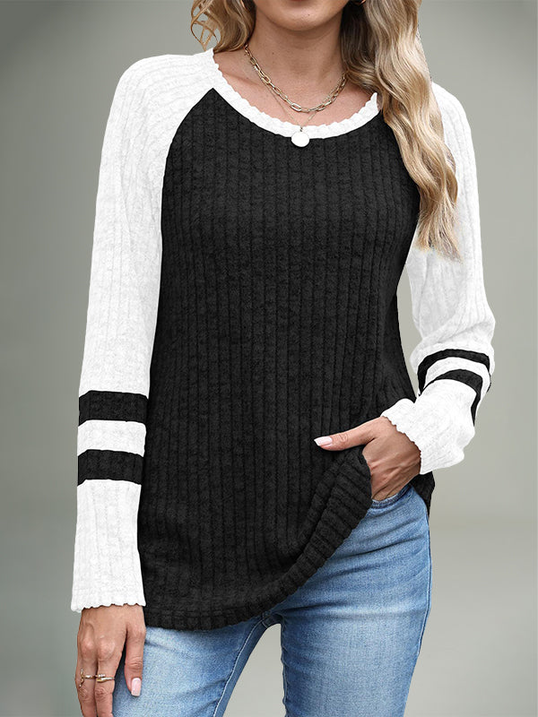 Two-Tone Combo Sweater
