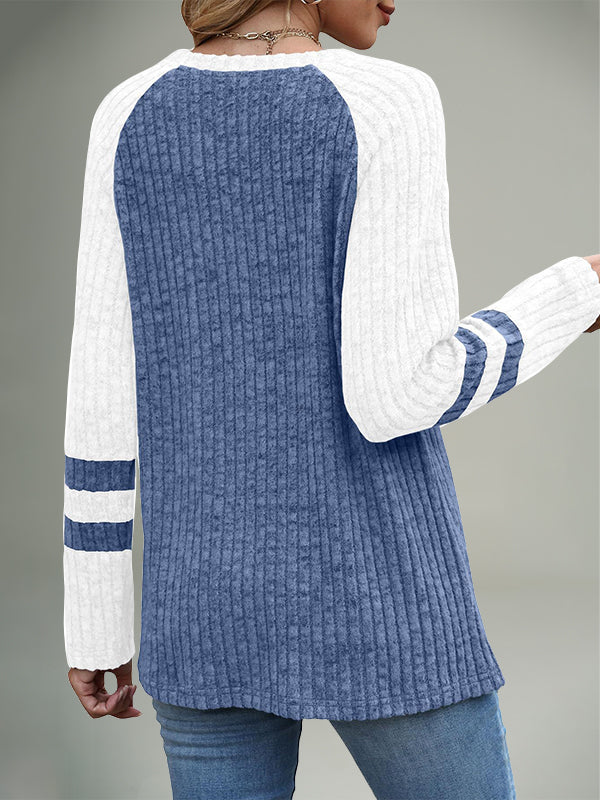Two-Tone Combo Sweater