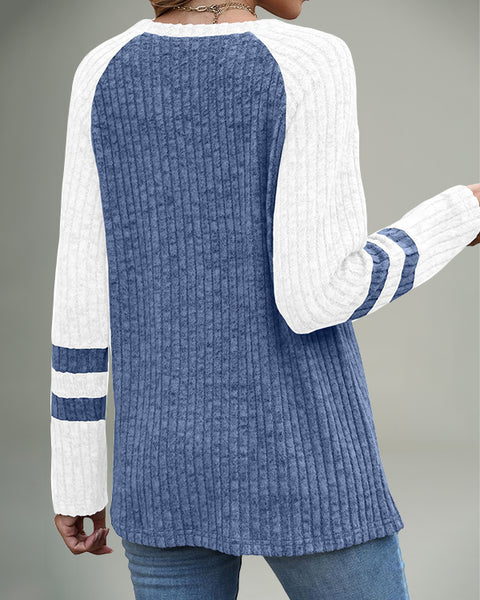 Two-Tone Combo Sweater