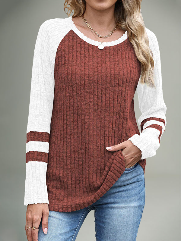 Two-Tone Combo Sweater